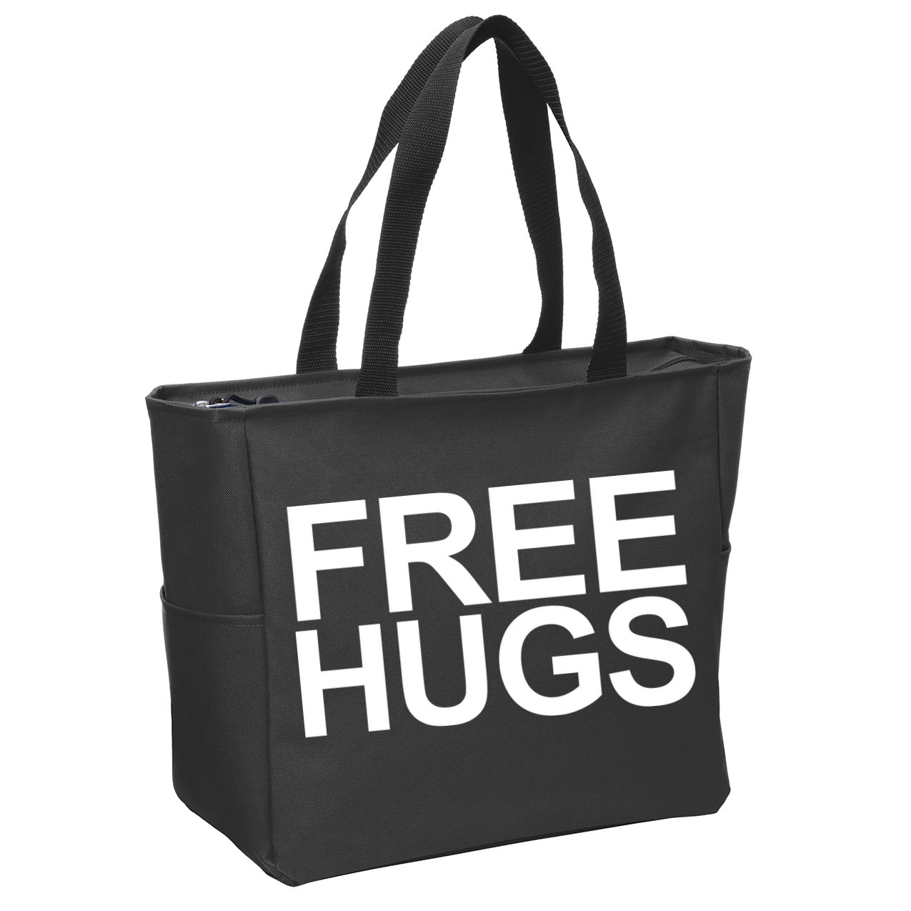 Free Hugs Zip Tote Bag