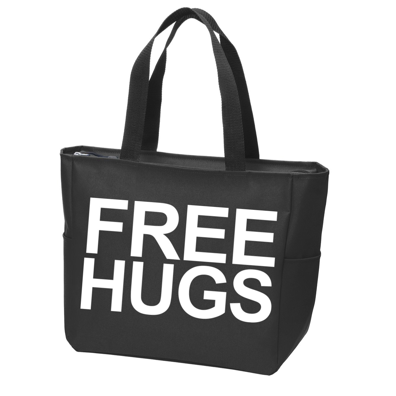 Free Hugs Zip Tote Bag