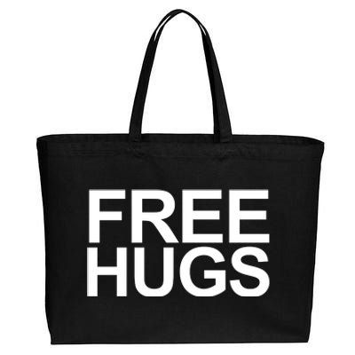 Free Hugs Cotton Canvas Jumbo Tote