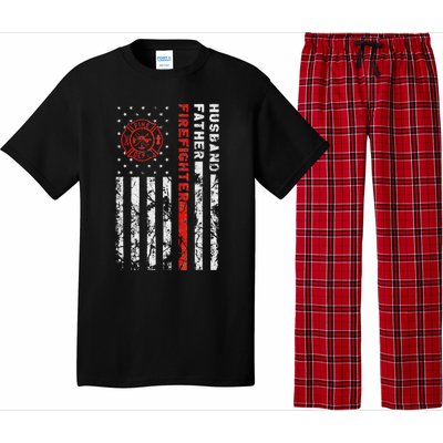 Firefighter Husband Father Fireman Fathers Day Gift For Dad Pajama Set