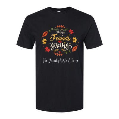 Funny Happy Friendsgiving Turkey Friends Giving Softstyle® CVC T-Shirt