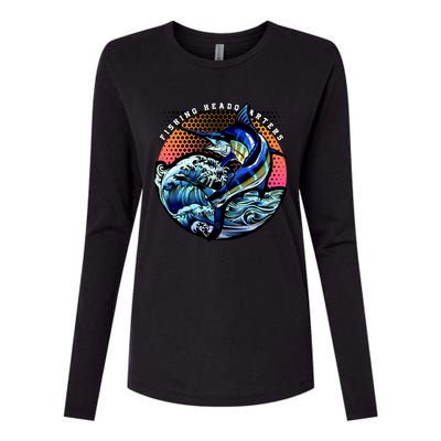 Fishing Headquarters Womens Cotton Relaxed Long Sleeve T-Shirt