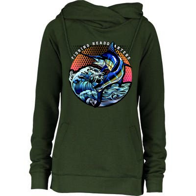 Fishing Headquarters Womens Funnel Neck Pullover Hood