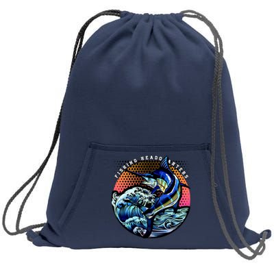 Fishing Headquarters Sweatshirt Cinch Pack Bag