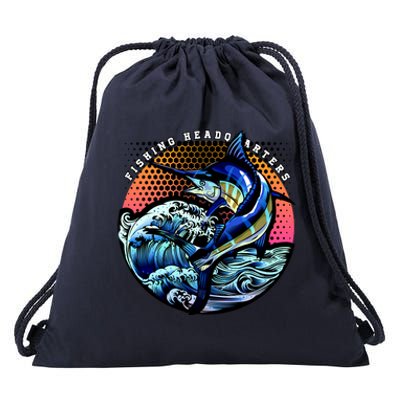 Fishing Headquarters Drawstring Bag