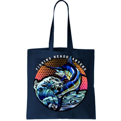 Fishing Headquarters Tote Bag