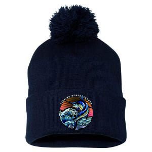 Fishing Headquarters Pom Pom 12in Knit Beanie