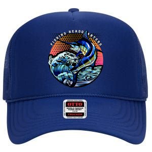 Fishing Headquarters High Crown Mesh Back Trucker Hat