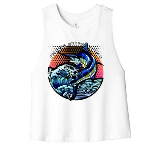 Fishing Headquarters Women's Racerback Cropped Tank