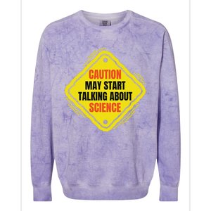 Fun Hilarious Funny Science Lover Humor Colorblast Crewneck Sweatshirt