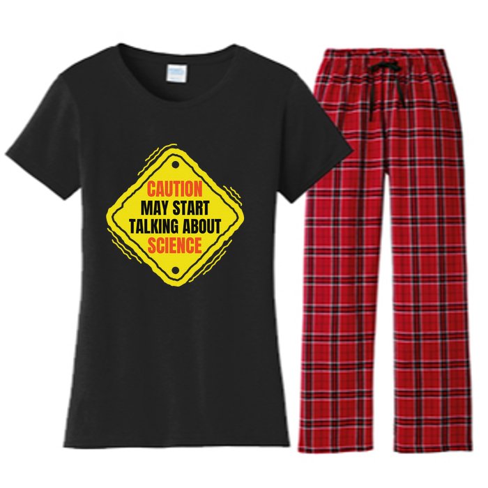 Fun Hilarious Funny Science Lover Humor Women's Flannel Pajama Set