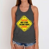 Fun Hilarious Funny Science Lover Humor Women's Knotted Racerback Tank