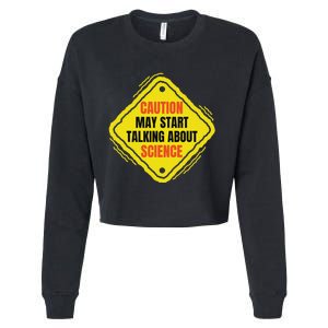 Fun Hilarious Funny Science Lover Humor Cropped Pullover Crew