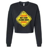 Fun Hilarious Funny Science Lover Humor Cropped Pullover Crew