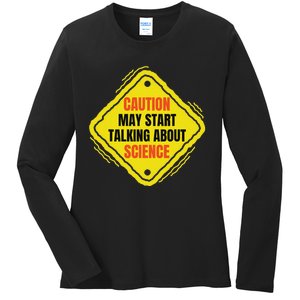 Fun Hilarious Funny Science Lover Humor Ladies Long Sleeve Shirt