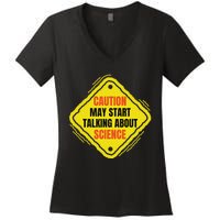 Fun Hilarious Funny Science Lover Humor Women's V-Neck T-Shirt