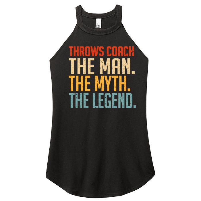 Fun Hilarious Funny Track & Field Throwing Throws Coach Women's Perfect Tri Rocker Tank