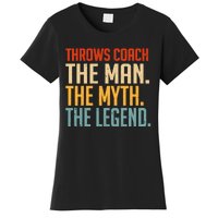 Fun Hilarious Funny Track & Field Throwing Throws Coach Women's T-Shirt