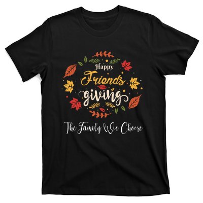 Funny Happy Friendsgiving Turkey Friends Giving T-Shirt