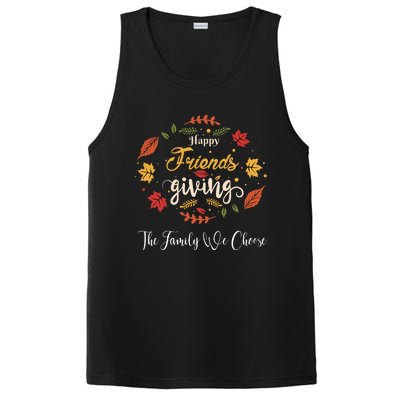 Funny Happy Friendsgiving Turkey Friends Giving PosiCharge Competitor Tank