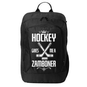 Funny Hockey Fan Hockey Gives Me A Zamboner Gift City Backpack