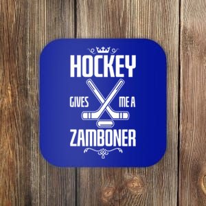 Funny Hockey Fan Hockey Gives Me A Zamboner Gift Coaster