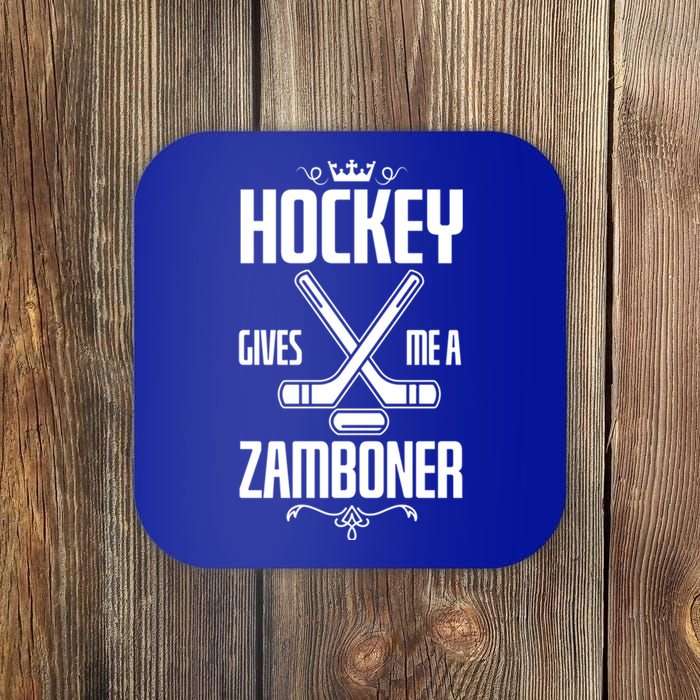 Funny Hockey Fan Hockey Gives Me A Zamboner Gift Coaster