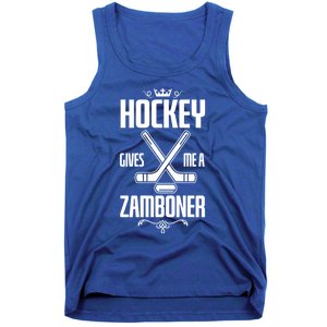 Funny Hockey Fan Hockey Gives Me A Zamboner Gift Tank Top