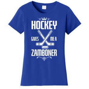 Funny Hockey Fan Hockey Gives Me A Zamboner Gift Women's T-Shirt