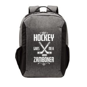 Funny Hockey Fan Hockey Gives Me A Zamboner Gift Vector Backpack