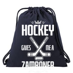 Funny Hockey Fan Hockey Gives Me A Zamboner Gift Drawstring Bag