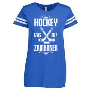 Funny Hockey Fan Hockey Gives Me A Zamboner Gift Enza Ladies Jersey Football T-Shirt