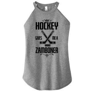 Funny Hockey Fan Hockey Gives Me A Zamboner Gift Women's Perfect Tri Rocker Tank