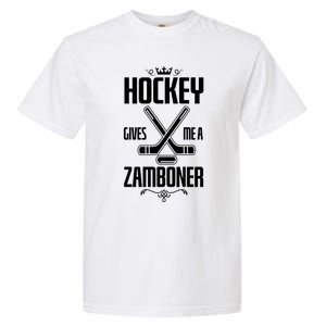 Funny Hockey Fan Hockey Gives Me A Zamboner Gift Garment-Dyed Heavyweight T-Shirt