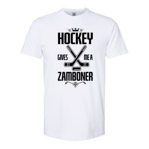 Funny Hockey Fan Hockey Gives Me A Zamboner Gift Softstyle CVC T-Shirt