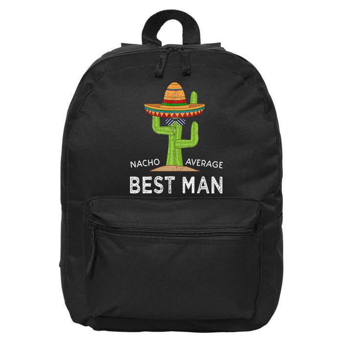 Fun Hilarious Funny Wedding Best Man 16 in Basic Backpack