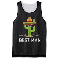 Fun Hilarious Funny Wedding Best Man Mesh Reversible Basketball Jersey Tank