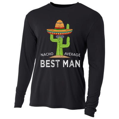 Fun Hilarious Funny Wedding Best Man Cooling Performance Long Sleeve Crew