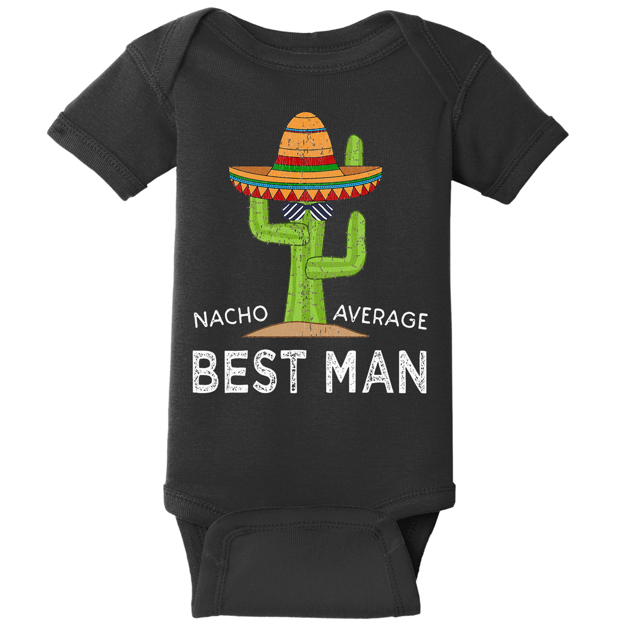 Fun Hilarious Funny Wedding Best Man Baby Bodysuit