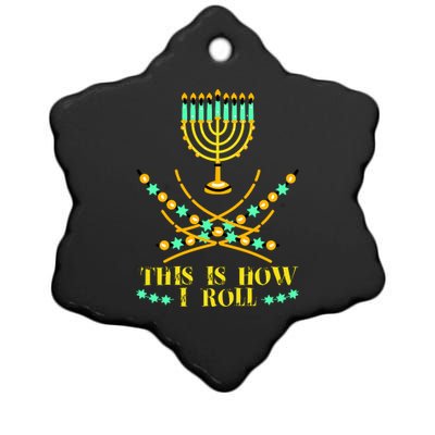 Funny Hanukkah Ceramic Star Ornament