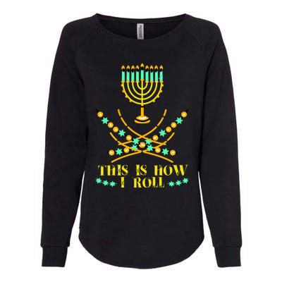 Funny Hanukkah Womens California Wash Sweatshirt