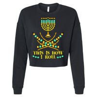 Funny Hanukkah Cropped Pullover Crew