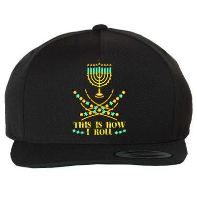 Funny Hanukkah Wool Snapback Cap