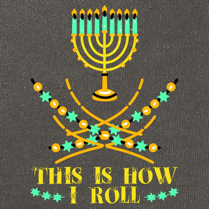 Funny Hanukkah Cotton Canvas Backpack