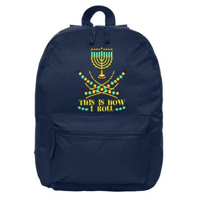 Funny Hanukkah 16 in Basic Backpack