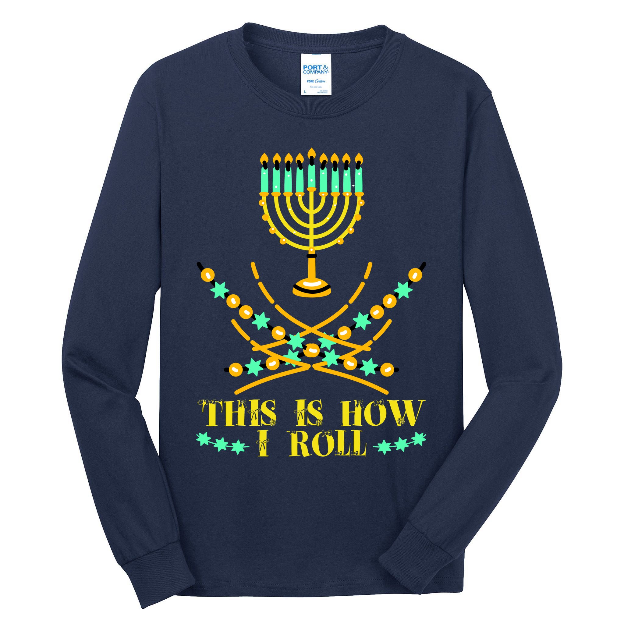 Funny Hanukkah Tall Long Sleeve T-Shirt