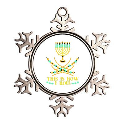 Funny Hanukkah Metallic Star Ornament