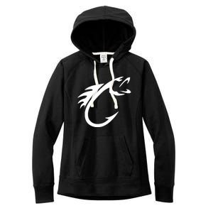 Fish Hook Women's Fleece Hoodie