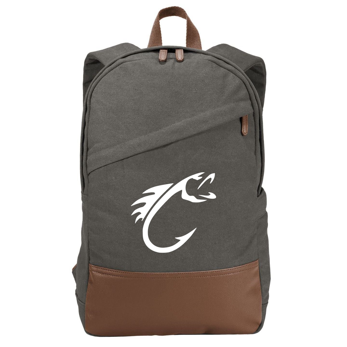Fish Hook Cotton Canvas Backpack