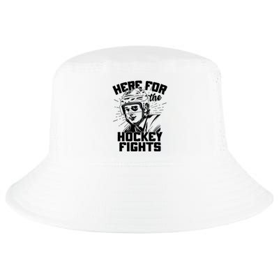 Funny Here For The Hockey Fights Cool Comfort Performance Bucket Hat